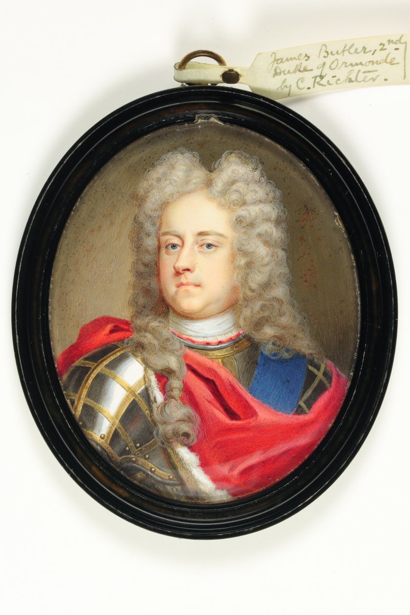 James Butler, 2nd Duke of Ormonde (akvarell på elfenben) av Christian Richter