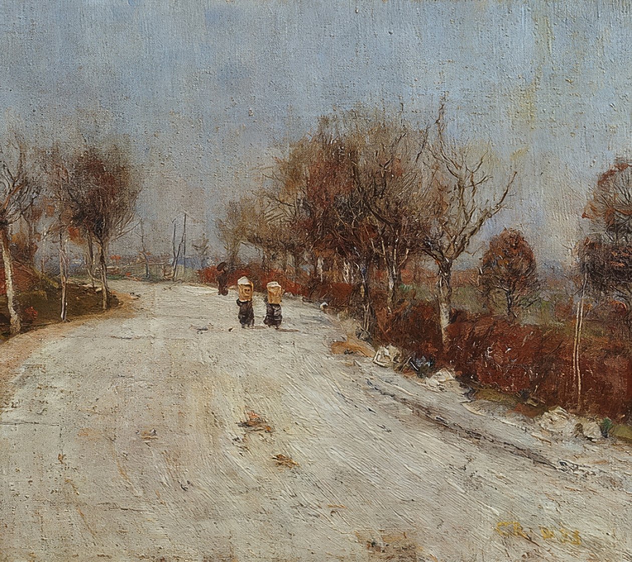 Veien til Gelmeroda. 1893 av Christian Rohlfs