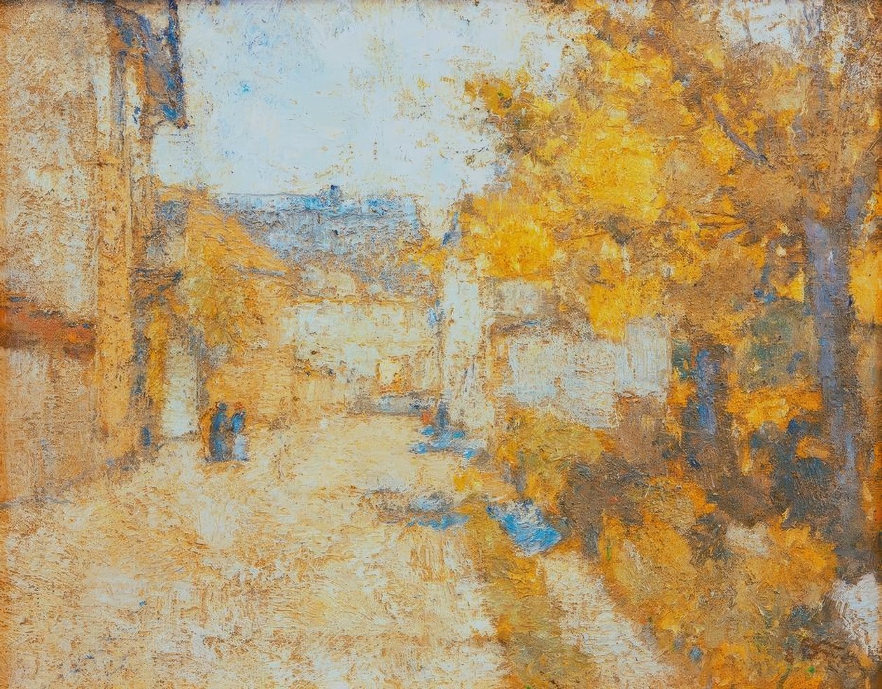 Gate i Weimar (smug i Ehringsdorf) av Christian Rohlfs