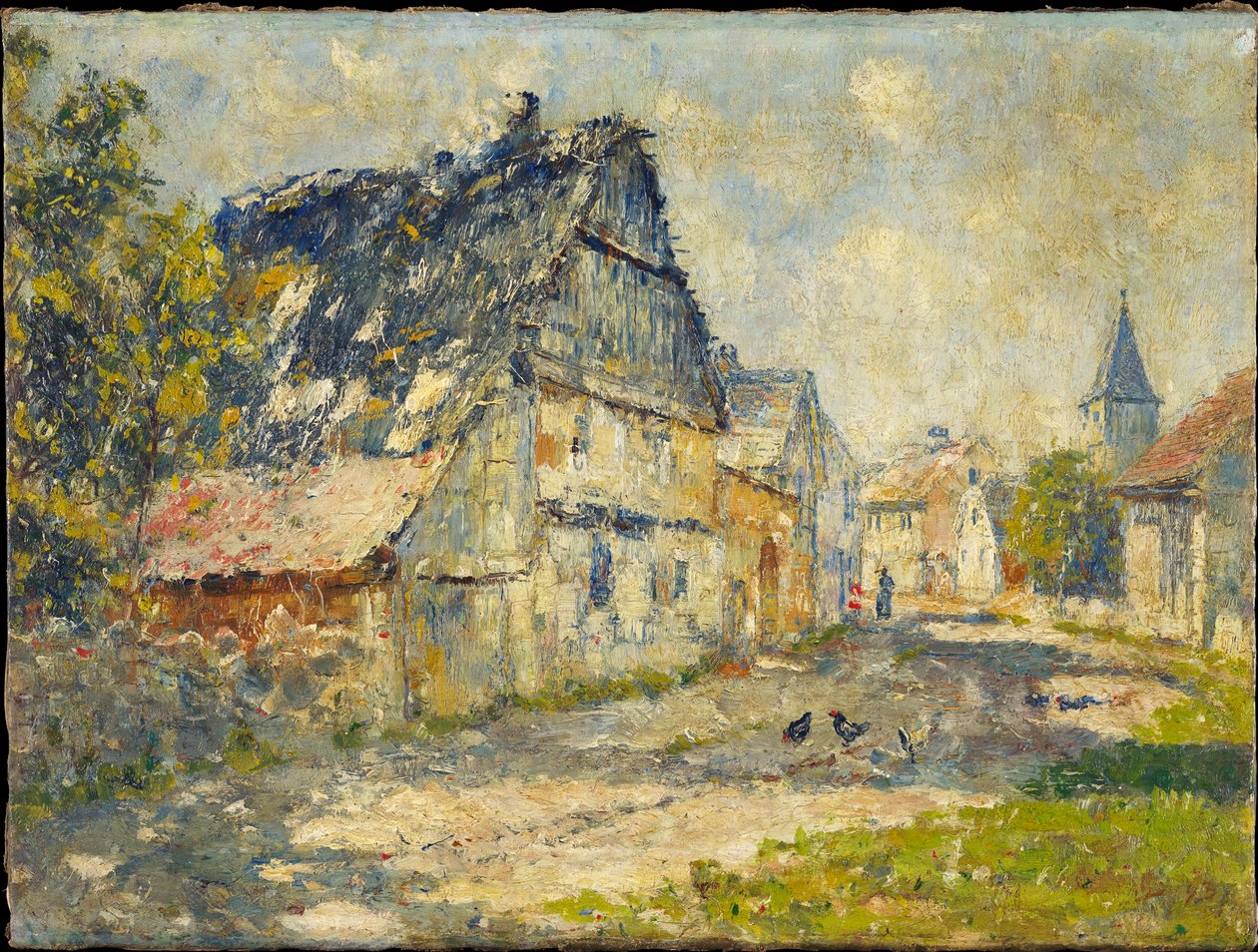 Landsbygate i Ehringsdorf nær Weimar av Christian Rohlfs
