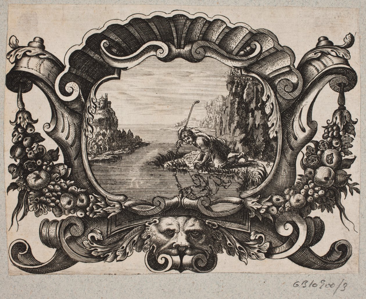 Emblem med en hyrde reflektert i en innsjø av Christian Rothgiesser