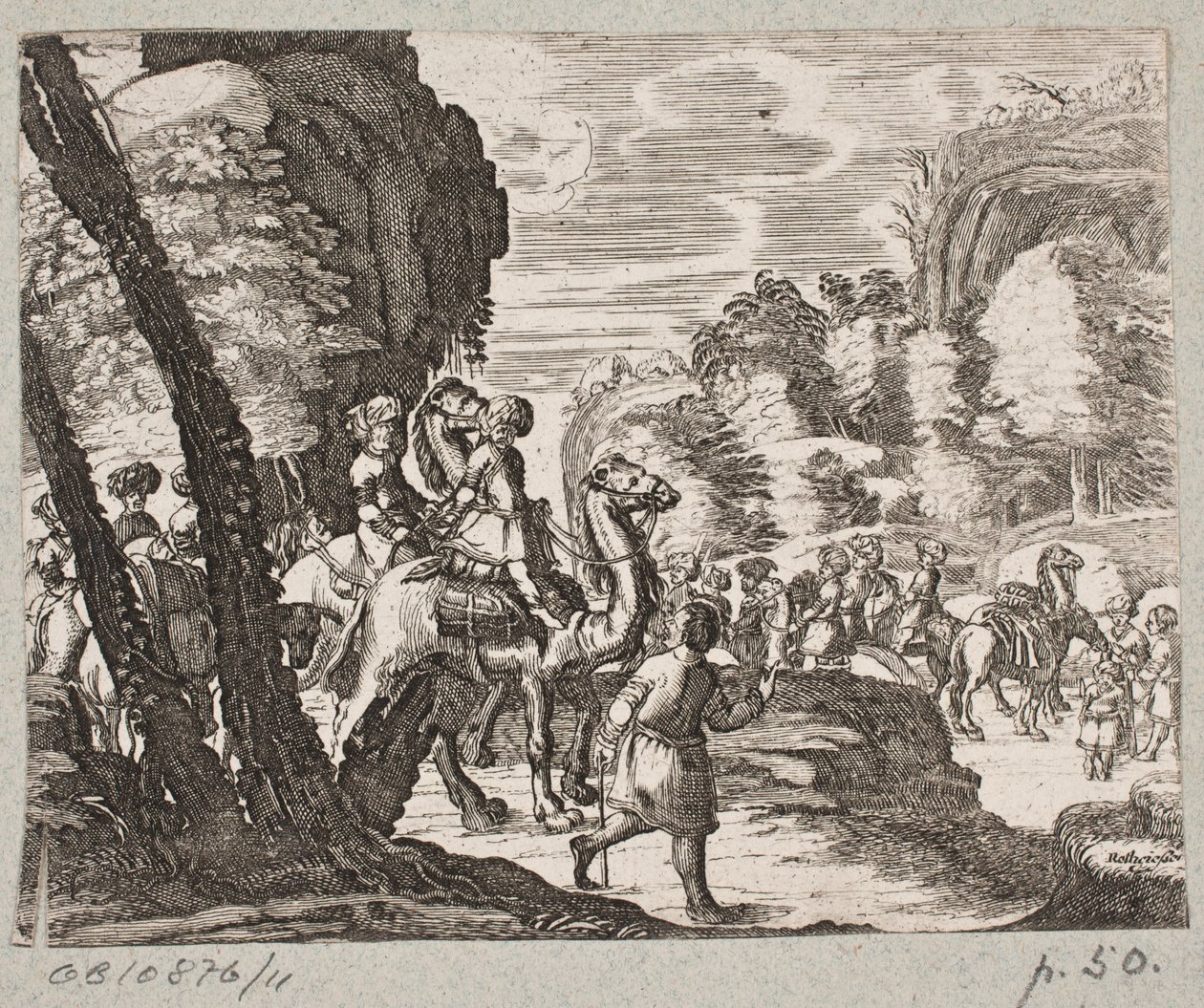 Illustrasjon til Adam Olearius, "Persisk Rosenthal av en genial poet Schich Saadi […]", Schleswig 1660 av Christian Rothgiesser