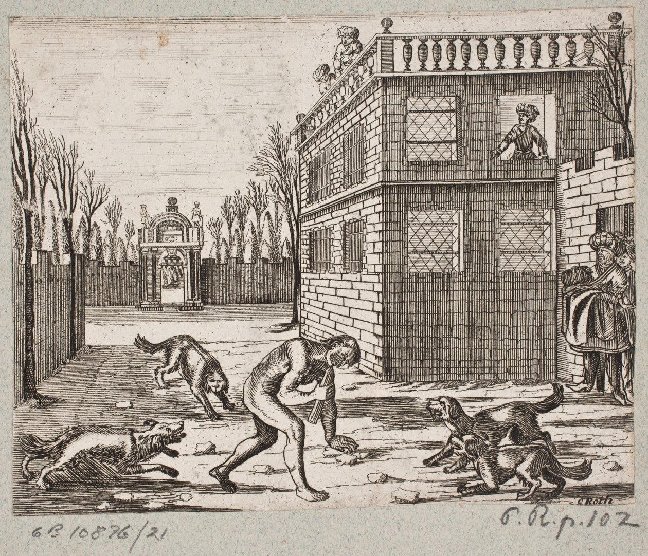Illustrasjon til Adam Olearius, "Persisk Rosenthal av en genial poet Schich Saadi […]", Schleswig 1660 av Christian Rothgiesser