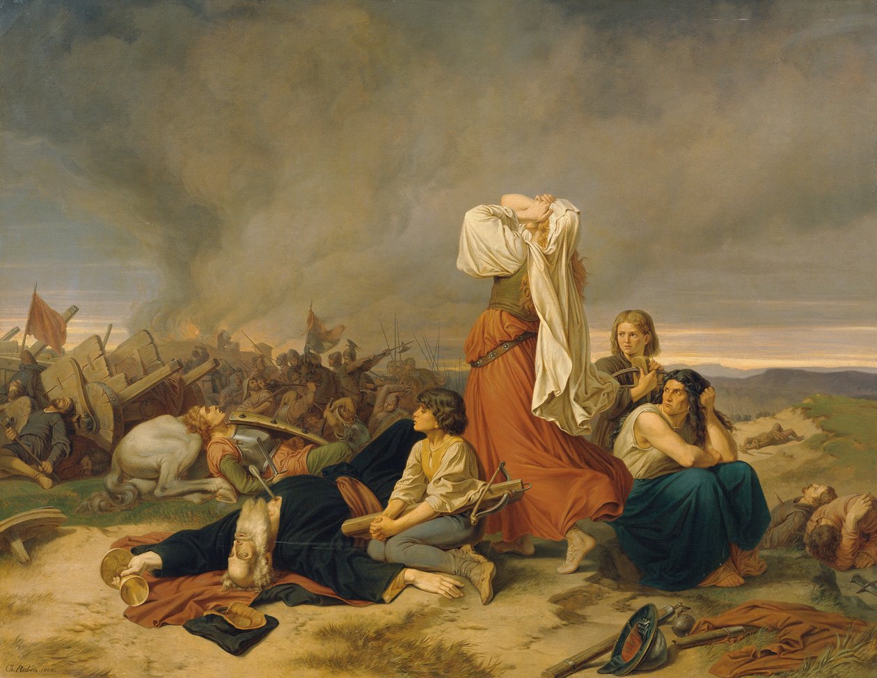 Slaget ved Lipany 30. mai 1434, 1868. av Christian Ruben
