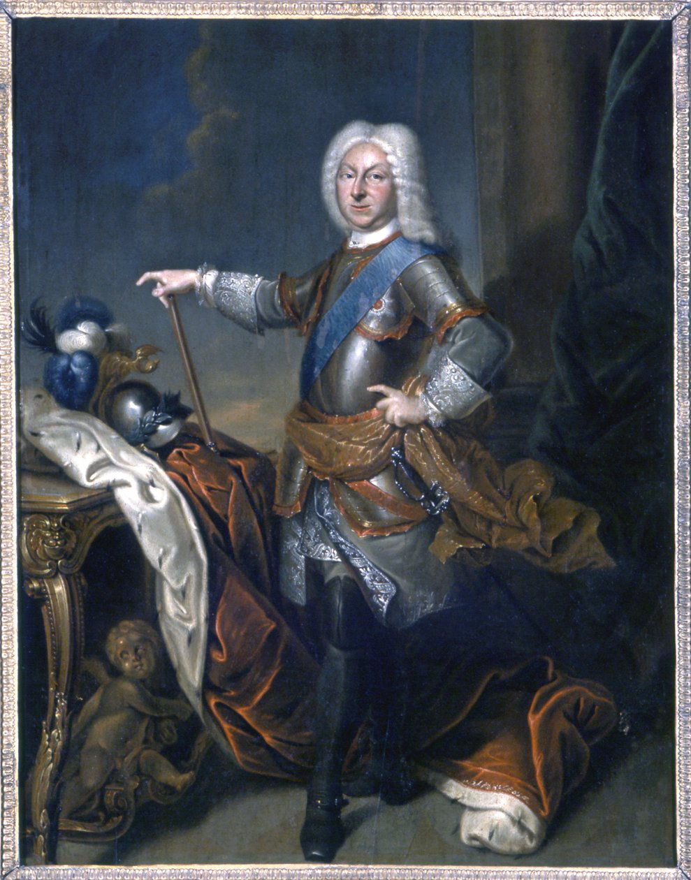 Herzog Friedrich II, 1729 av Christian Schilbach