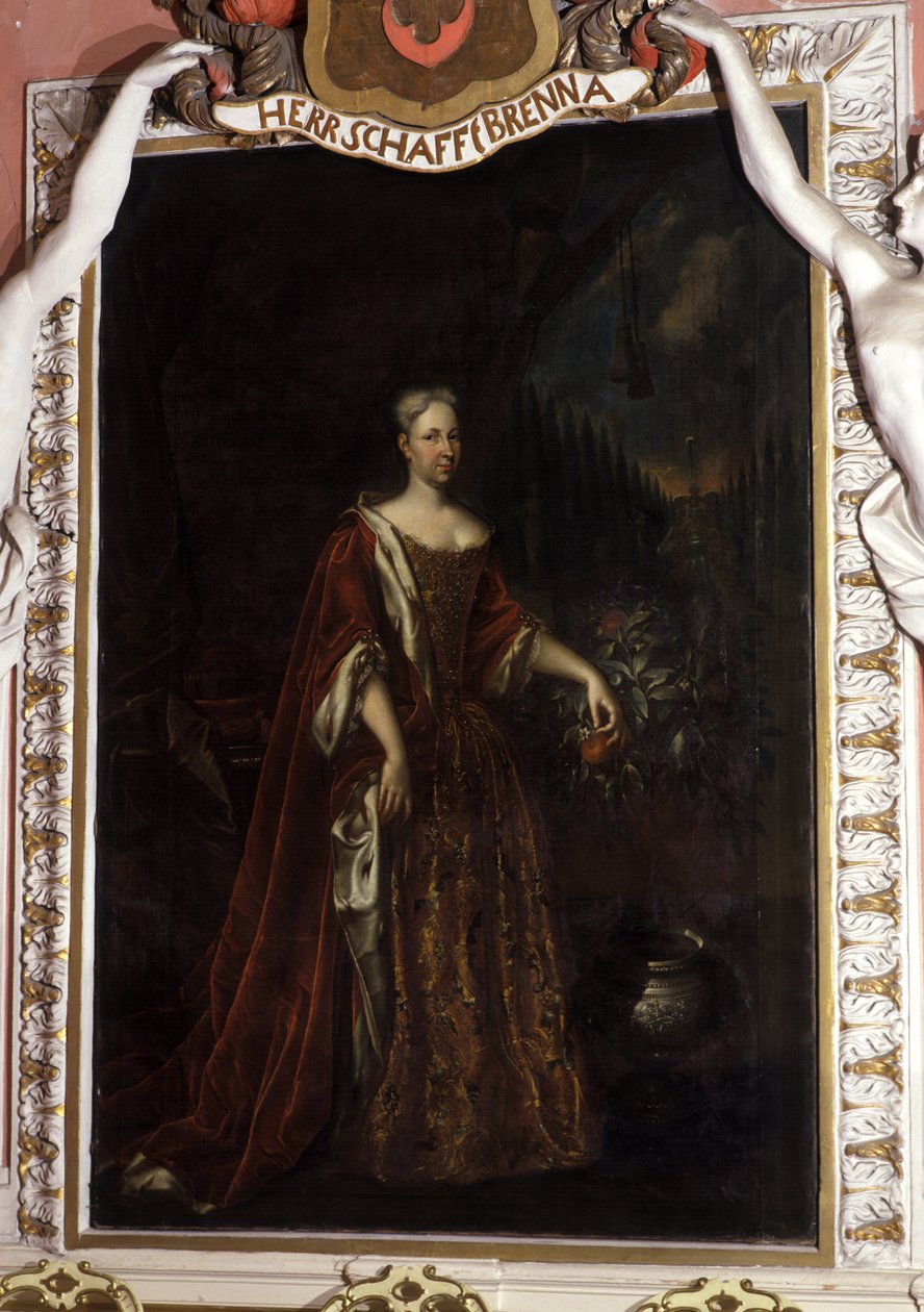 Magdalena Augusta, hertuginne av Sachsen-Gotha-Altenburg, mellom 1708-32 av Christian Schilbach