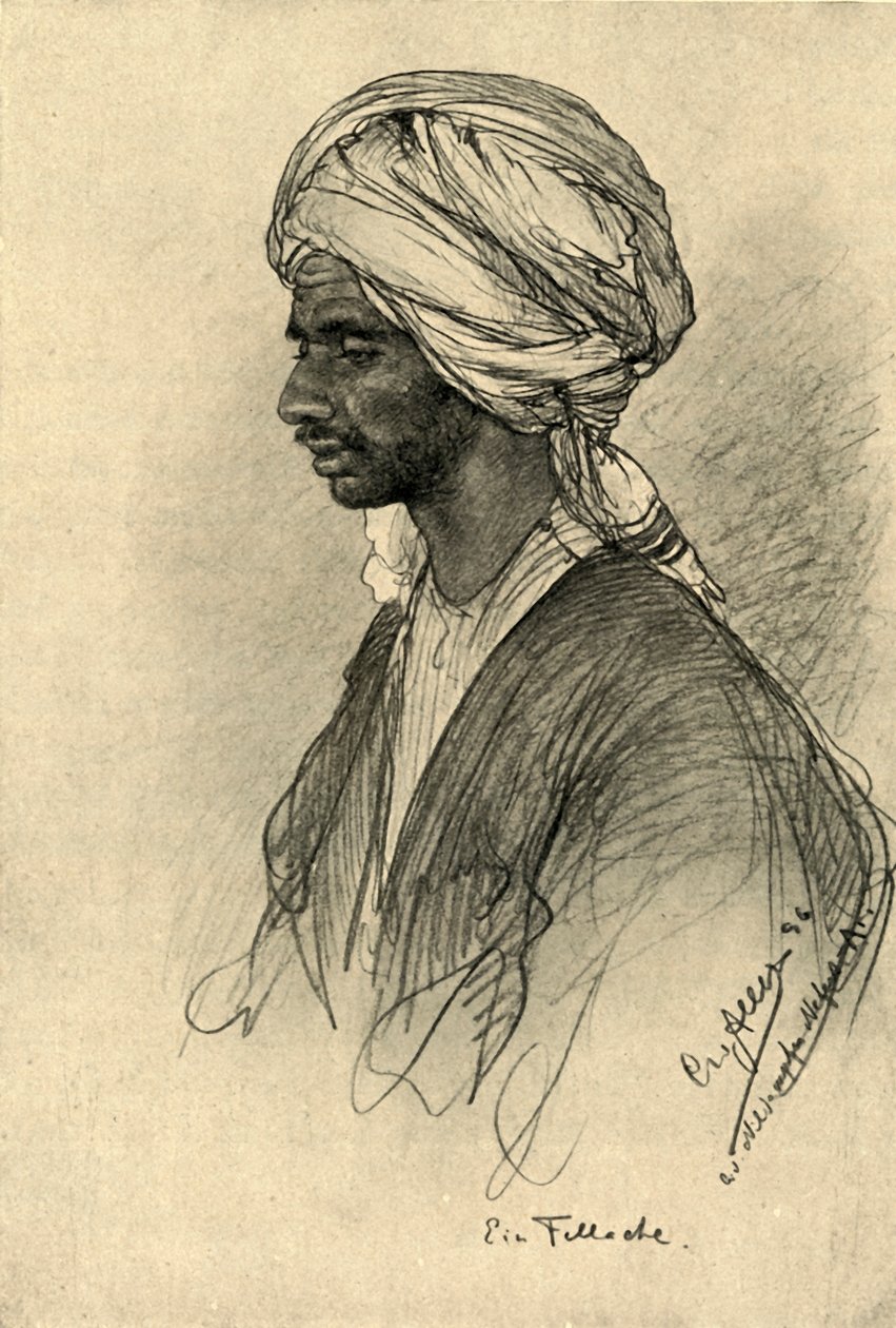 Fellah, Egypt, 1898. av Christian Wilhelm Allers