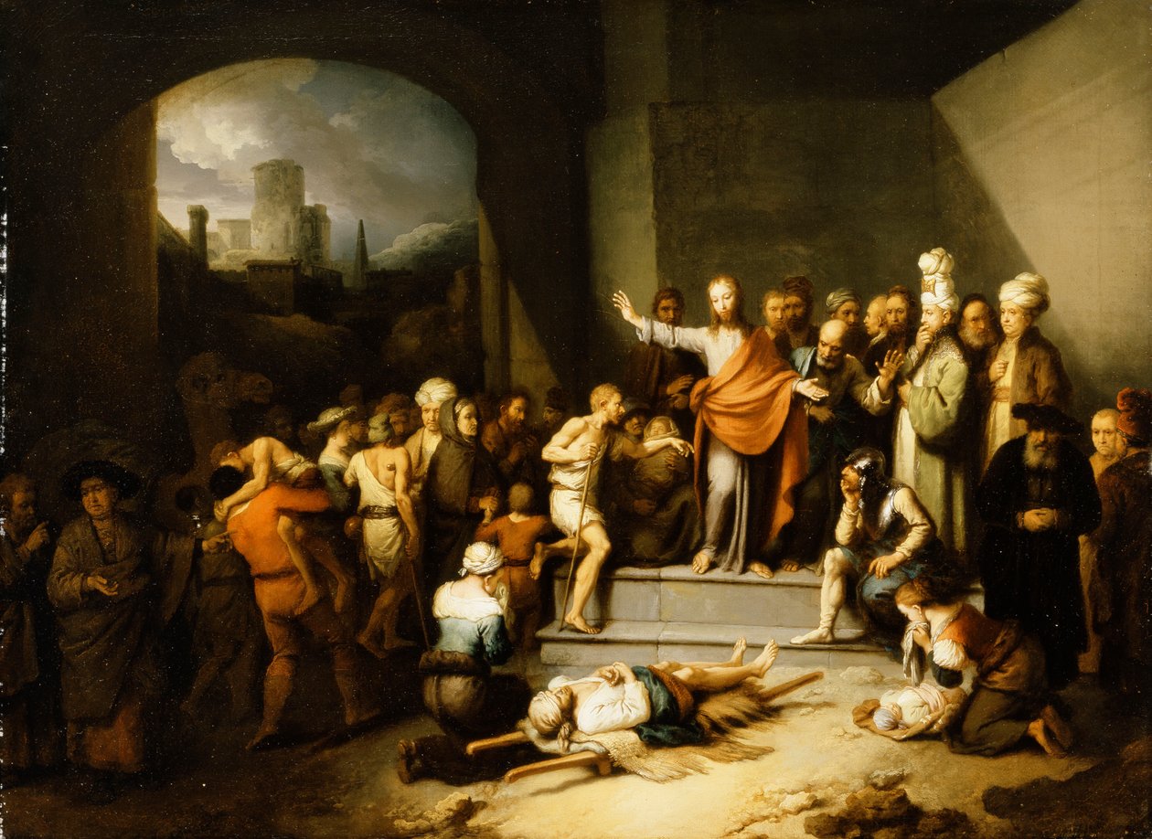 Kristus helbreder de syke, av Christian Wilhelm Ernst Dietrich