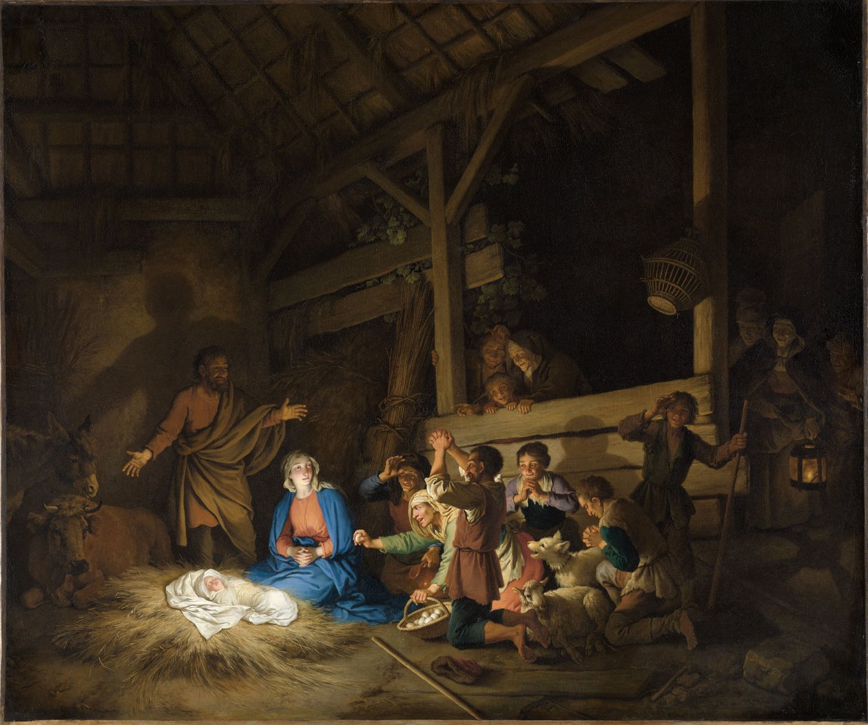 Hyrdenes tilbedelse av Christian Wilhelm Ernst Dietrich