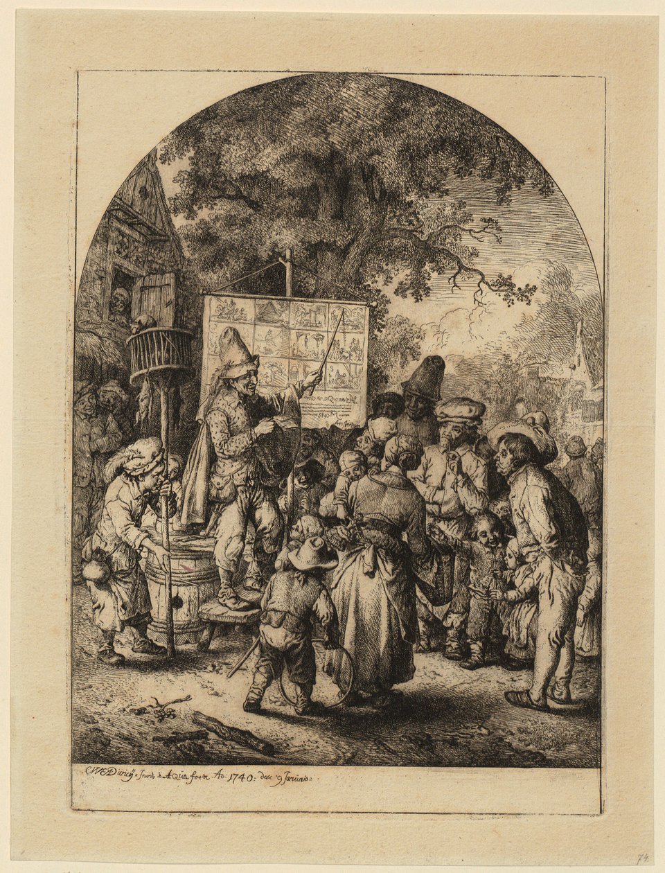 Stor helbredelse av de syke av Christian Wilhelm Ernst Dietrich