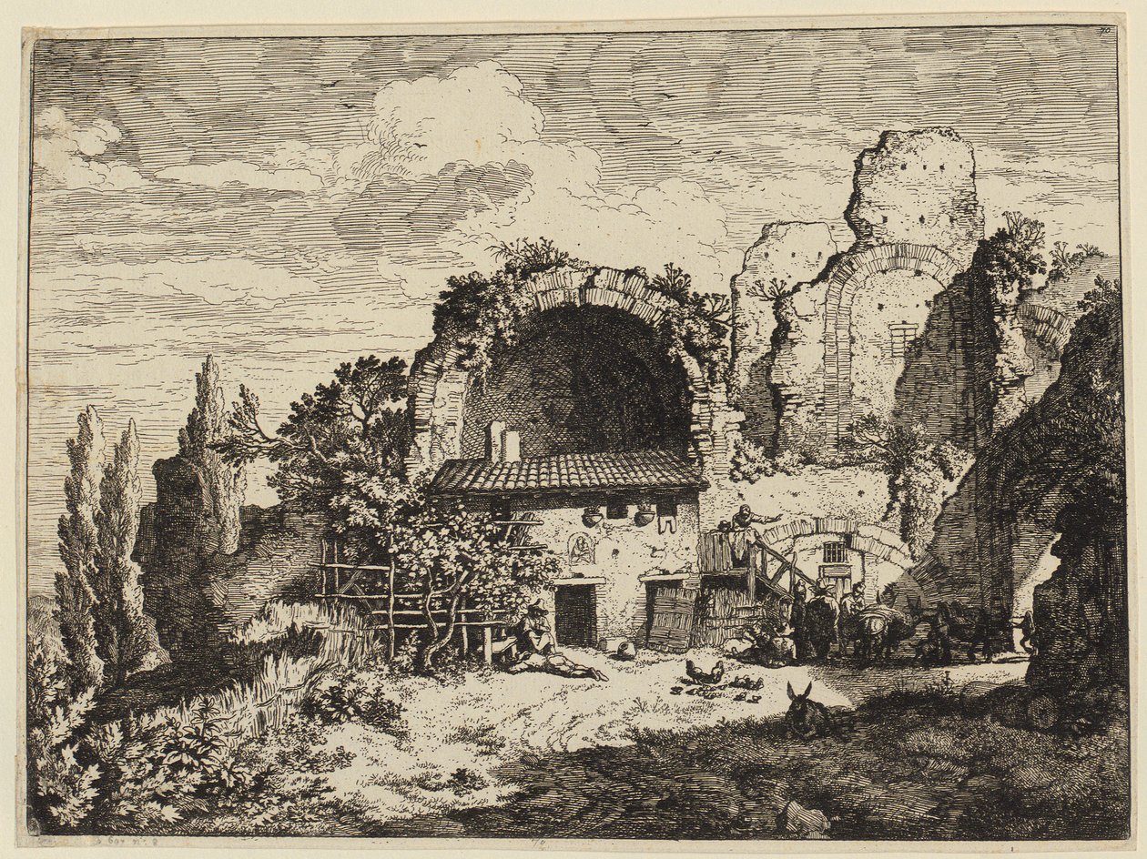 Muldyrdrivernes vertshus av Christian Wilhelm Ernst Dietrich