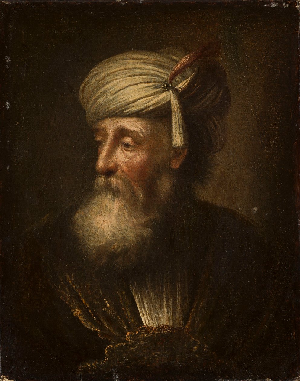 Portrett av en gammel mann av Christian Wilhelm Ernst Dietrich