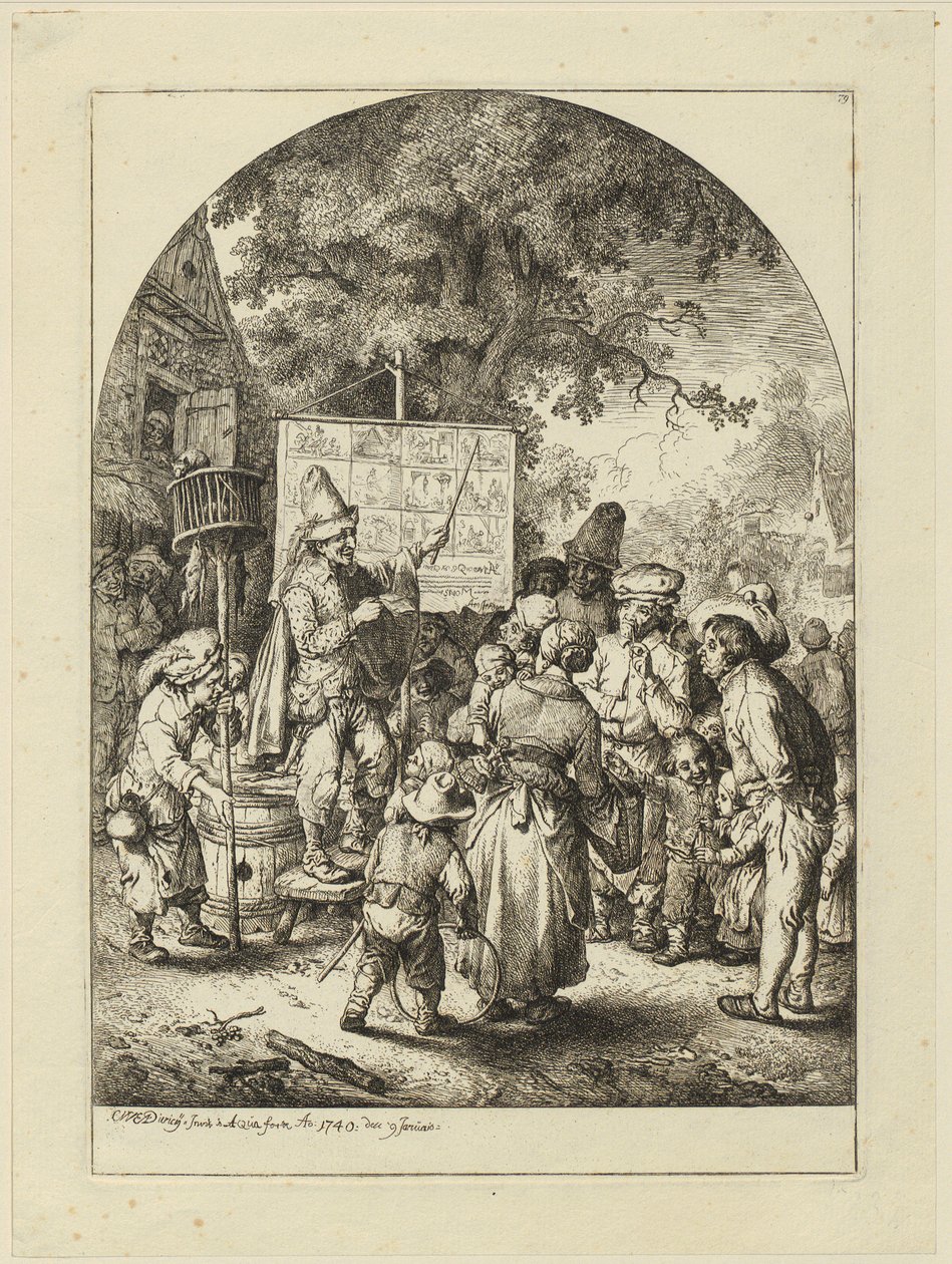 Selger av rottegift av Christian Wilhelm Ernst Dietrich