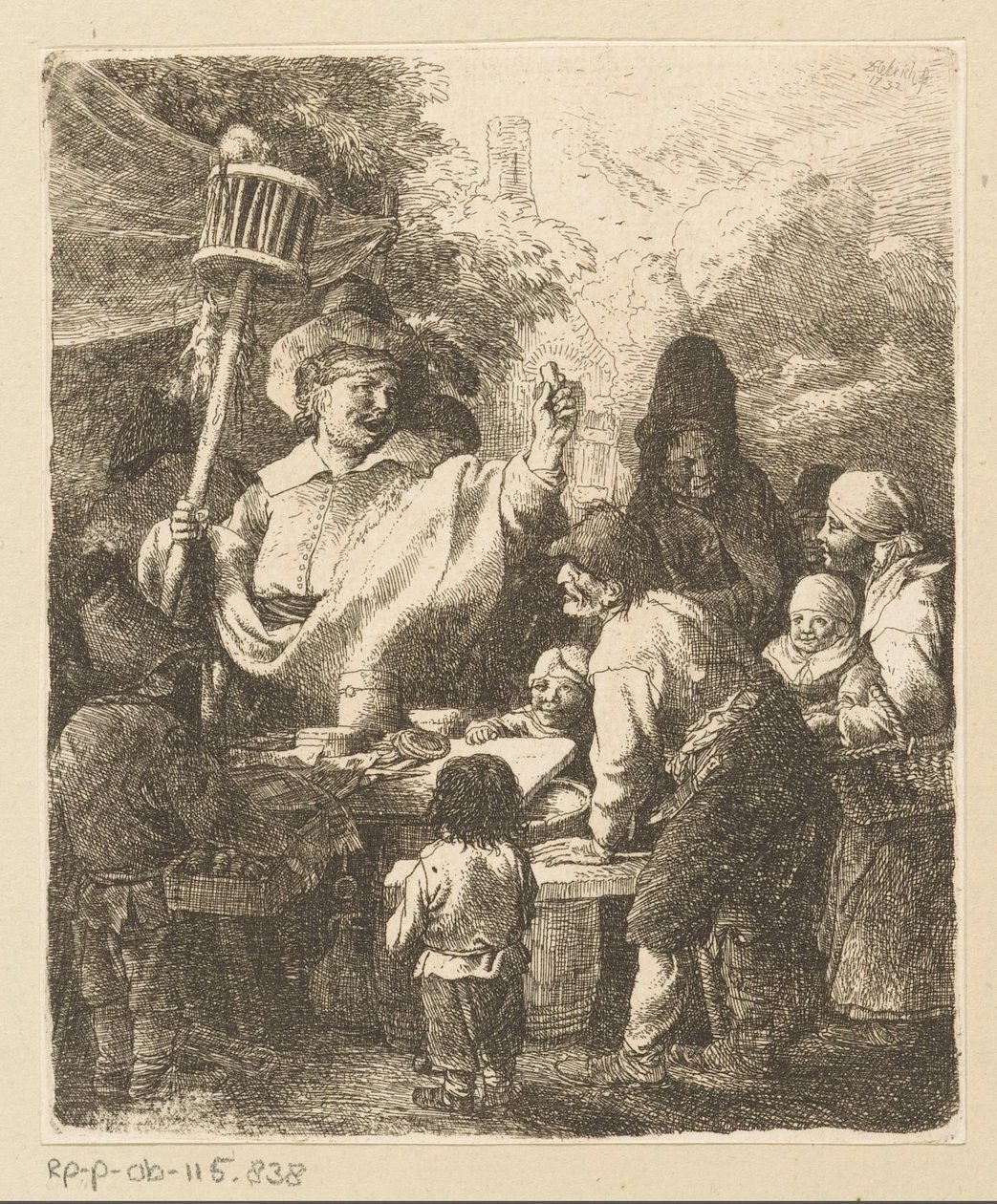 selger av rottegift av Christian Wilhelm Ernst Dietrich