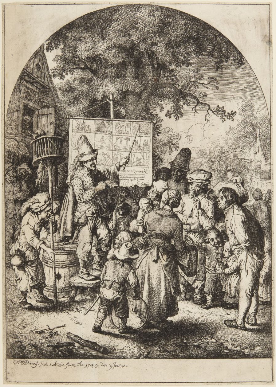 Balladesangeren av Christian Wilhelm Ernst Dietrich