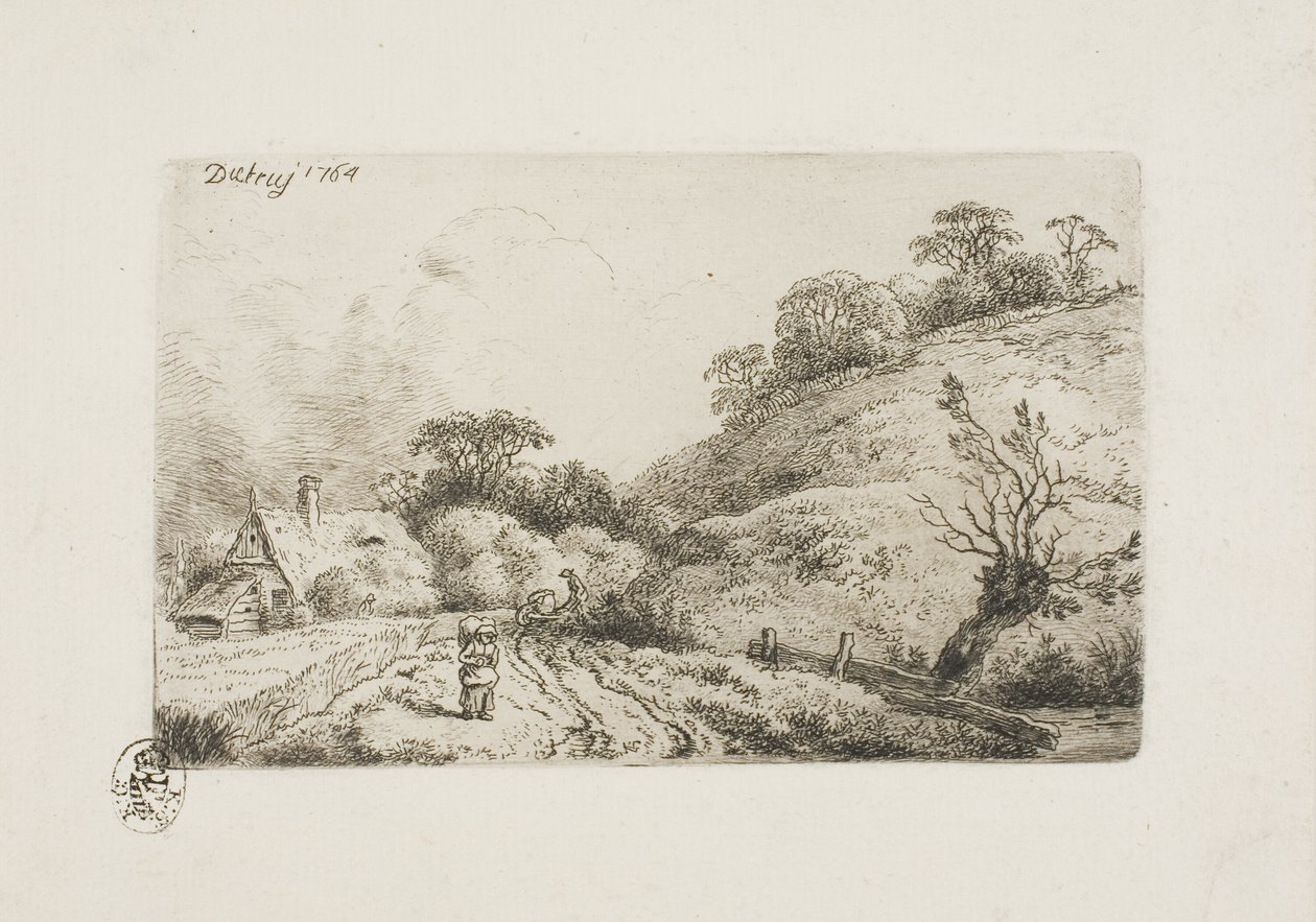 Kornåkeren (Rembrandt Manner) av Christian Wilhelm Ernst Dietrich