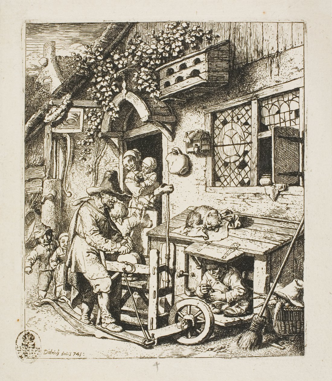 Saks-kvernen av Christian Wilhelm Ernst Dietrich