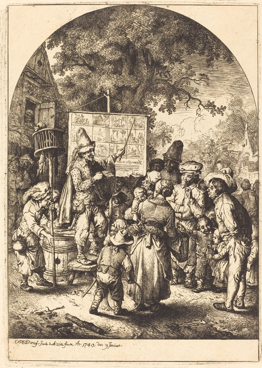 Sangeren på Countrymessen av Christian Wilhelm Ernst Dietrich