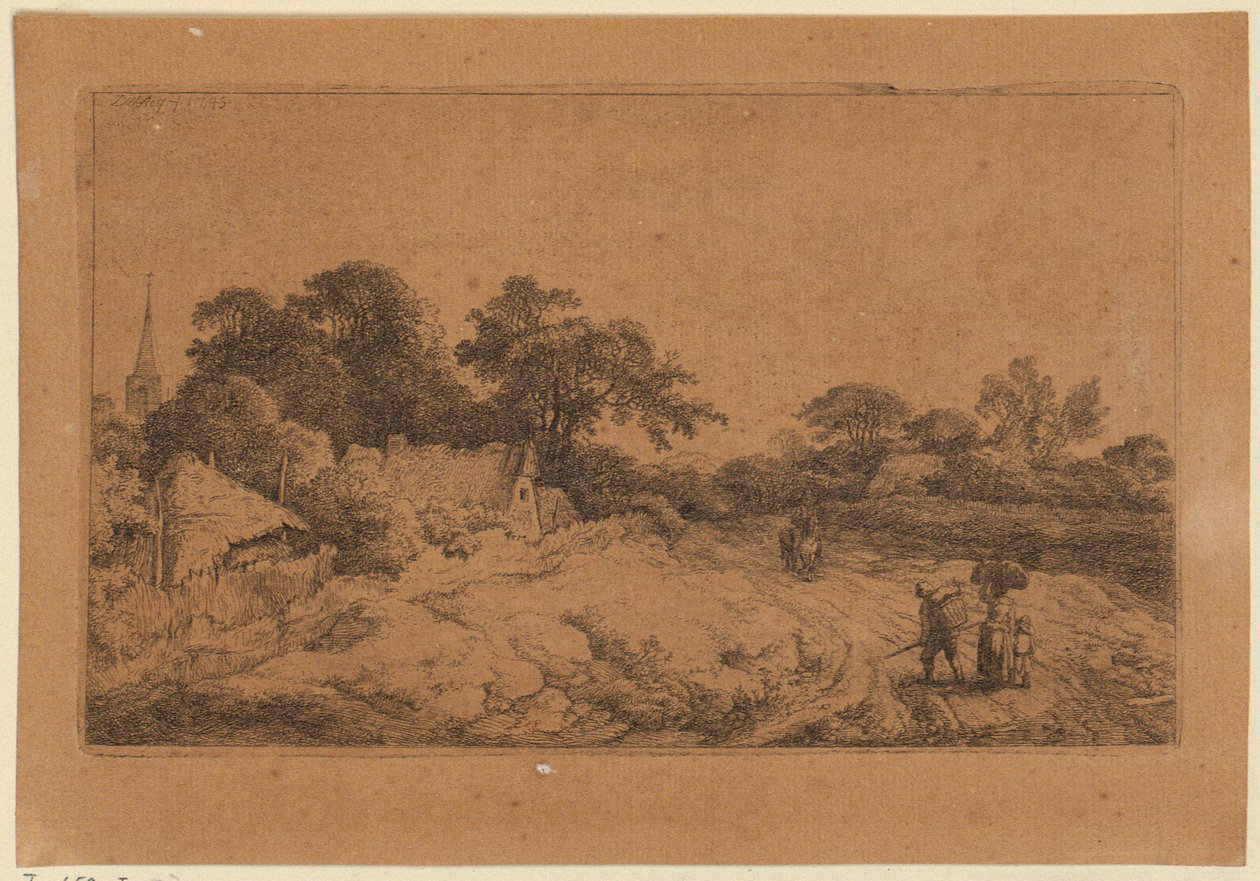 Weg hinter dem Dorf av Christian Wilhelm Ernst Dietrich