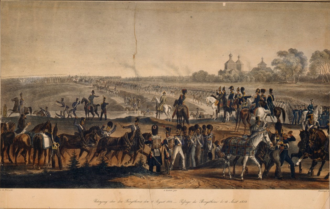 Krysset Dnepr 14. august 1812, 1820-årene av Christian Wilhelm Faber du Faur von
