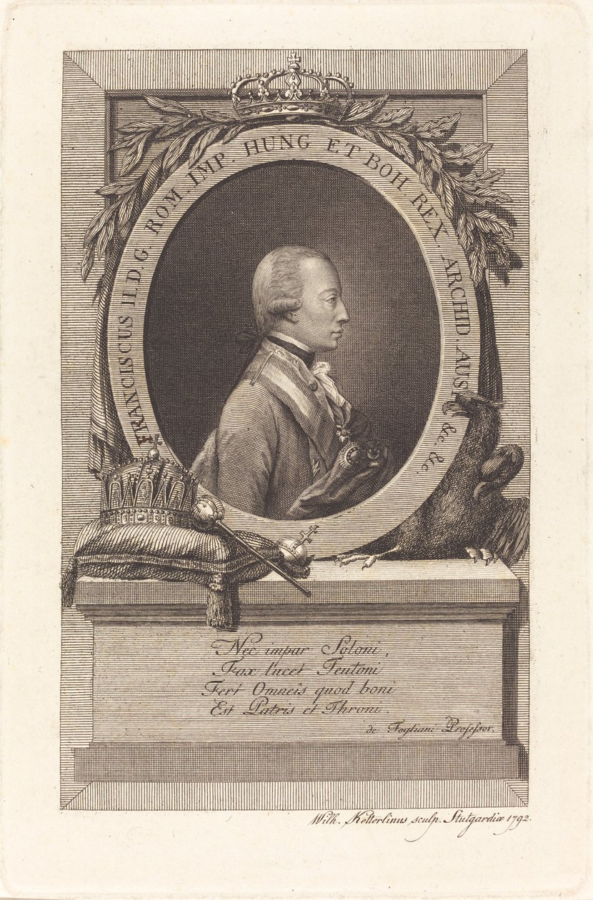 Frans II, den hellige romerske keiser av Christian Wilhelm Ketterlinus