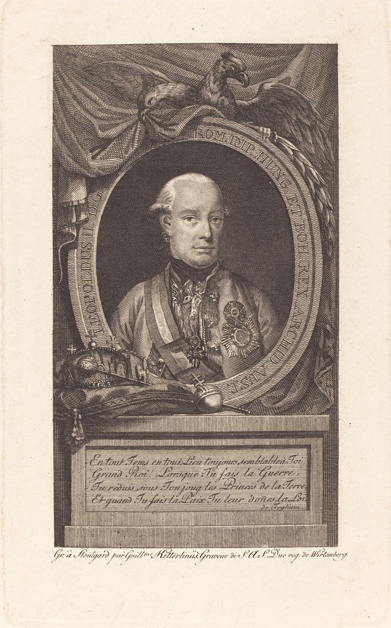 Leopold II, den hellige romerske keiser av Christian Wilhelm Ketterlinus