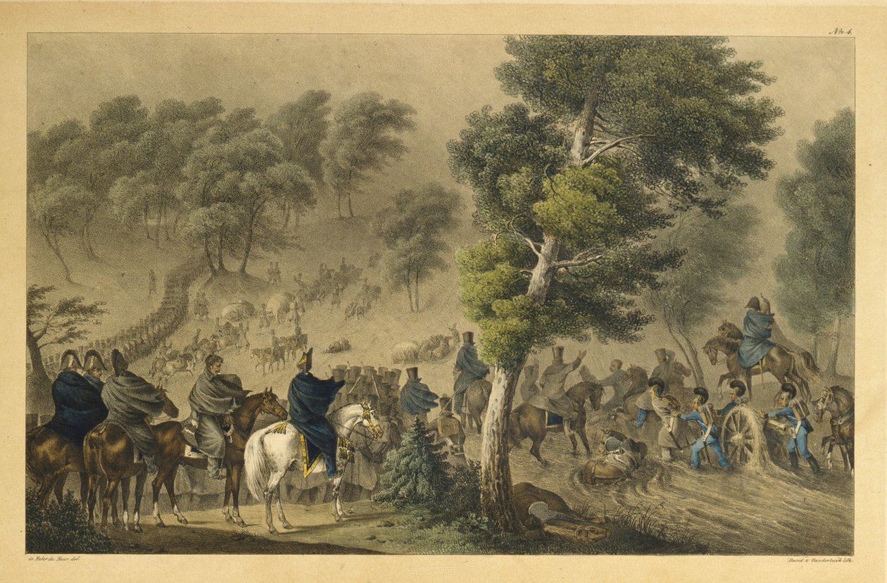 Mellom Kirgaliczky og Suderva, 30. juni 1812, 1820-årene av Christian Wilhelm von Faber du Faur