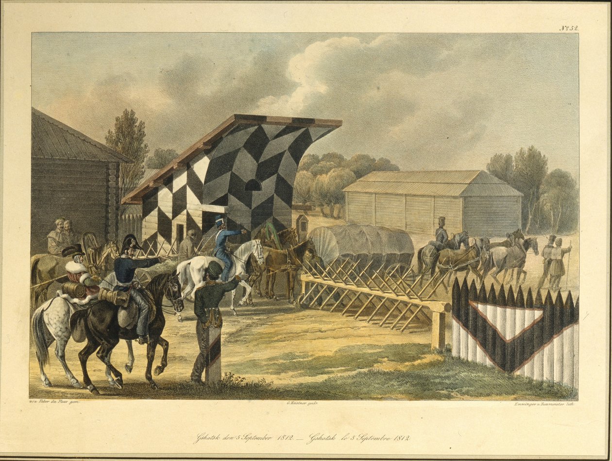 Gzhatsk den 5. september 1812, 1820-årene av Christian Wilhelm von Faber du Faur