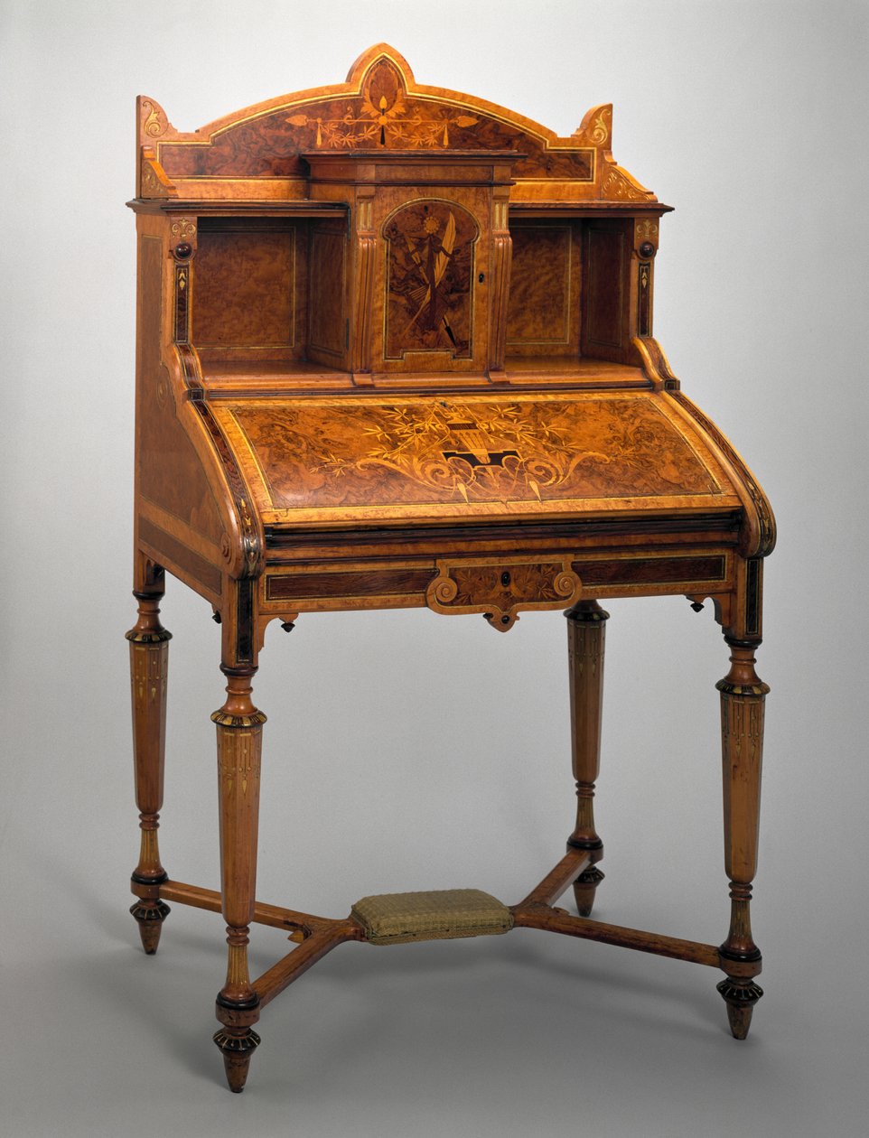 Skrivebord, Herter Brothers Company, 1869-71 (tre) av Christian and Gustave 1830 98 Herter