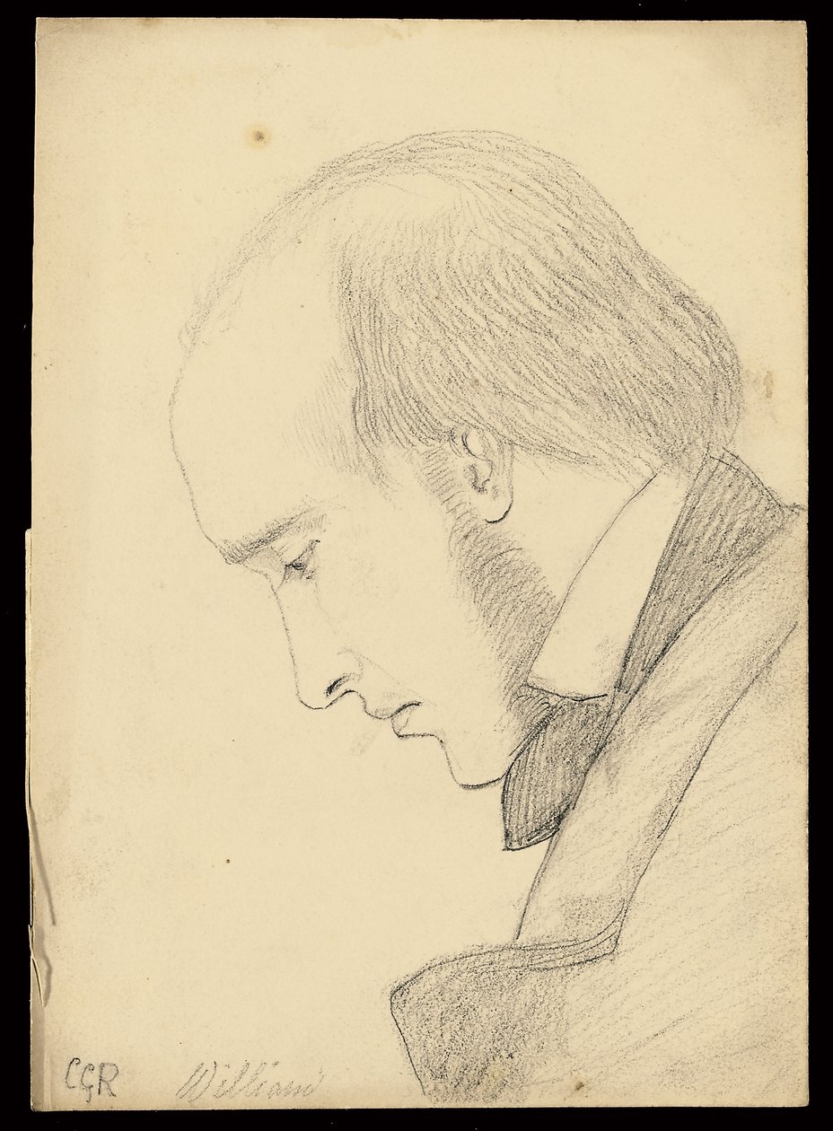 Portrett av William Michael Rossetti av Christina Georgina Rossetti