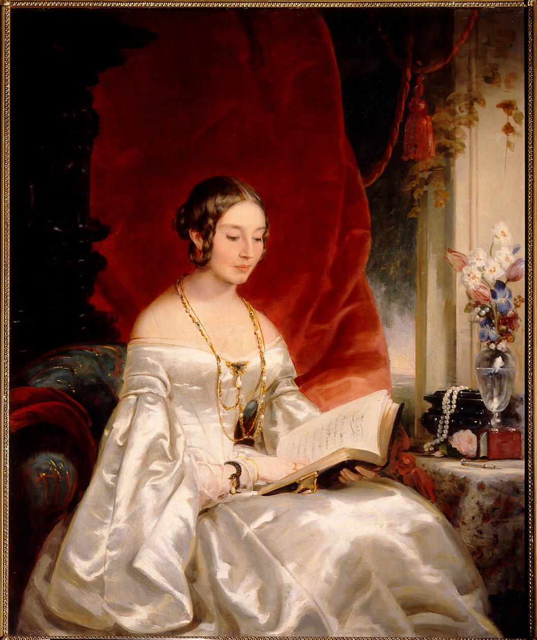 Portrett av prinsesse Maria Ivanovna Kotschubei, født Baryatinskaya, 1842 av Christina Robertson