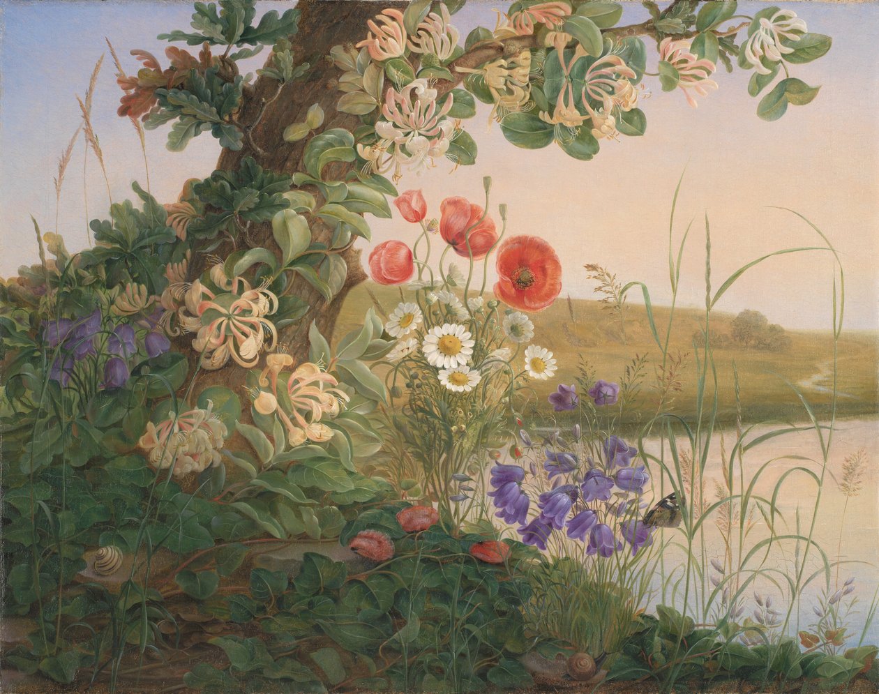 Blomsterstykke av Christine Løvmand
