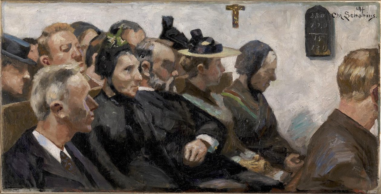 Deltakere i en landsbykirke av Christjern Schobius