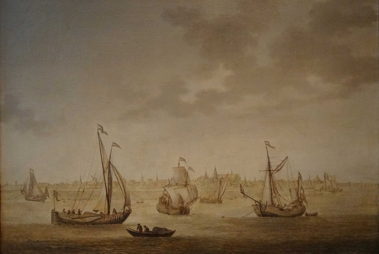 Utsikt over Gouda av Christoffel Pierson