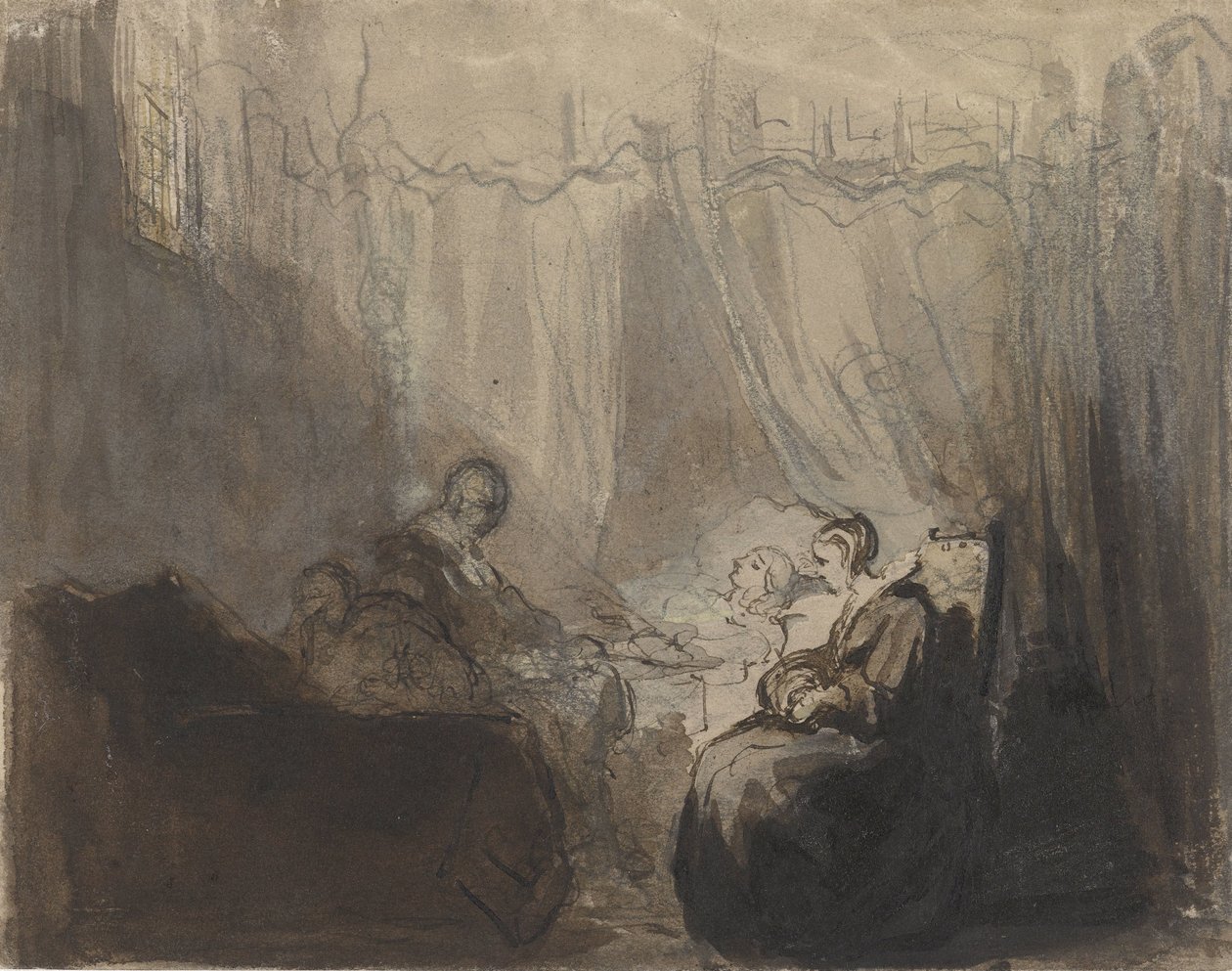 En syk seng av Christoffel Bisschop