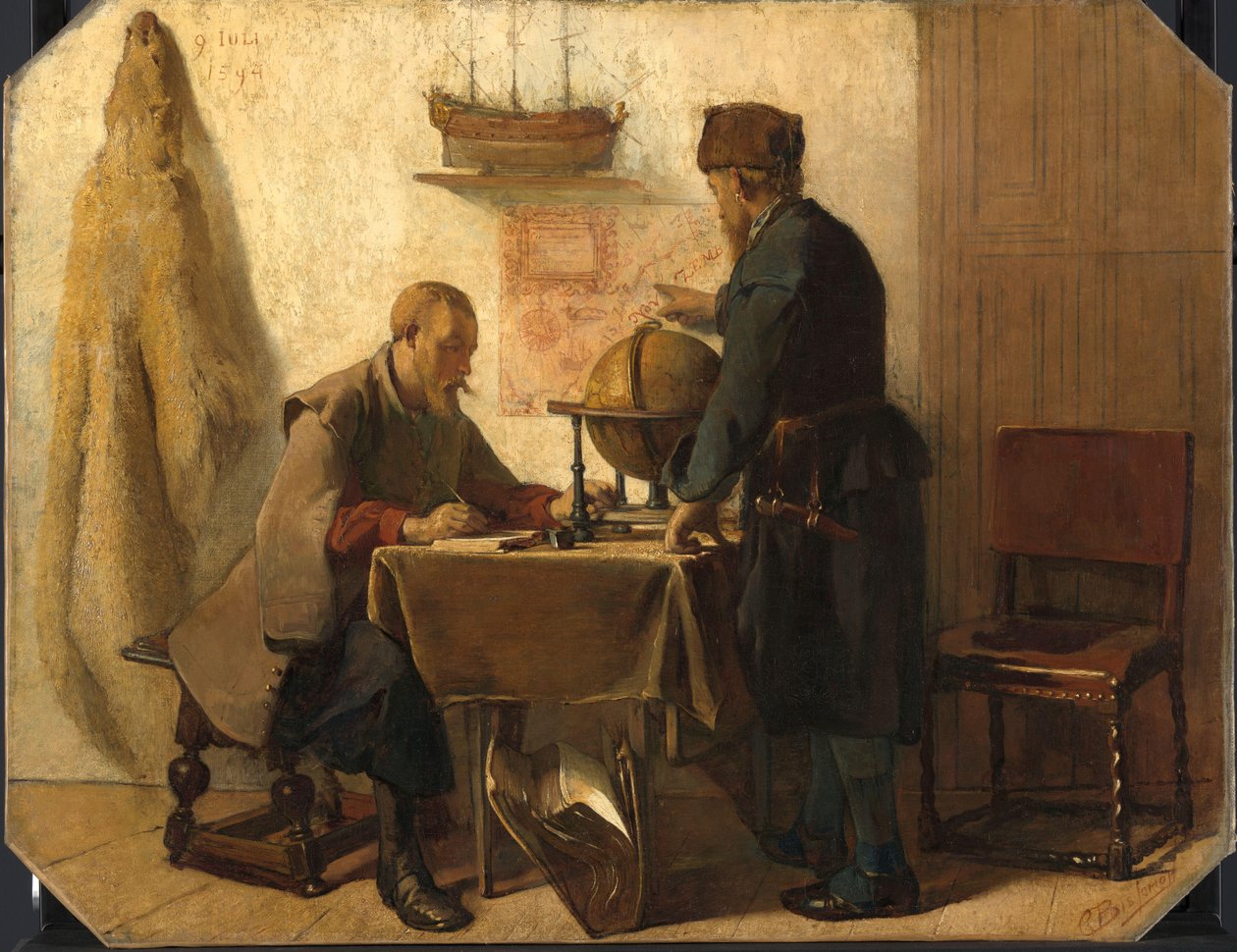 Heemskerck og Barents planlegger sin andre ekspedisjon til det fjerne nord av Christoffel Bisschop