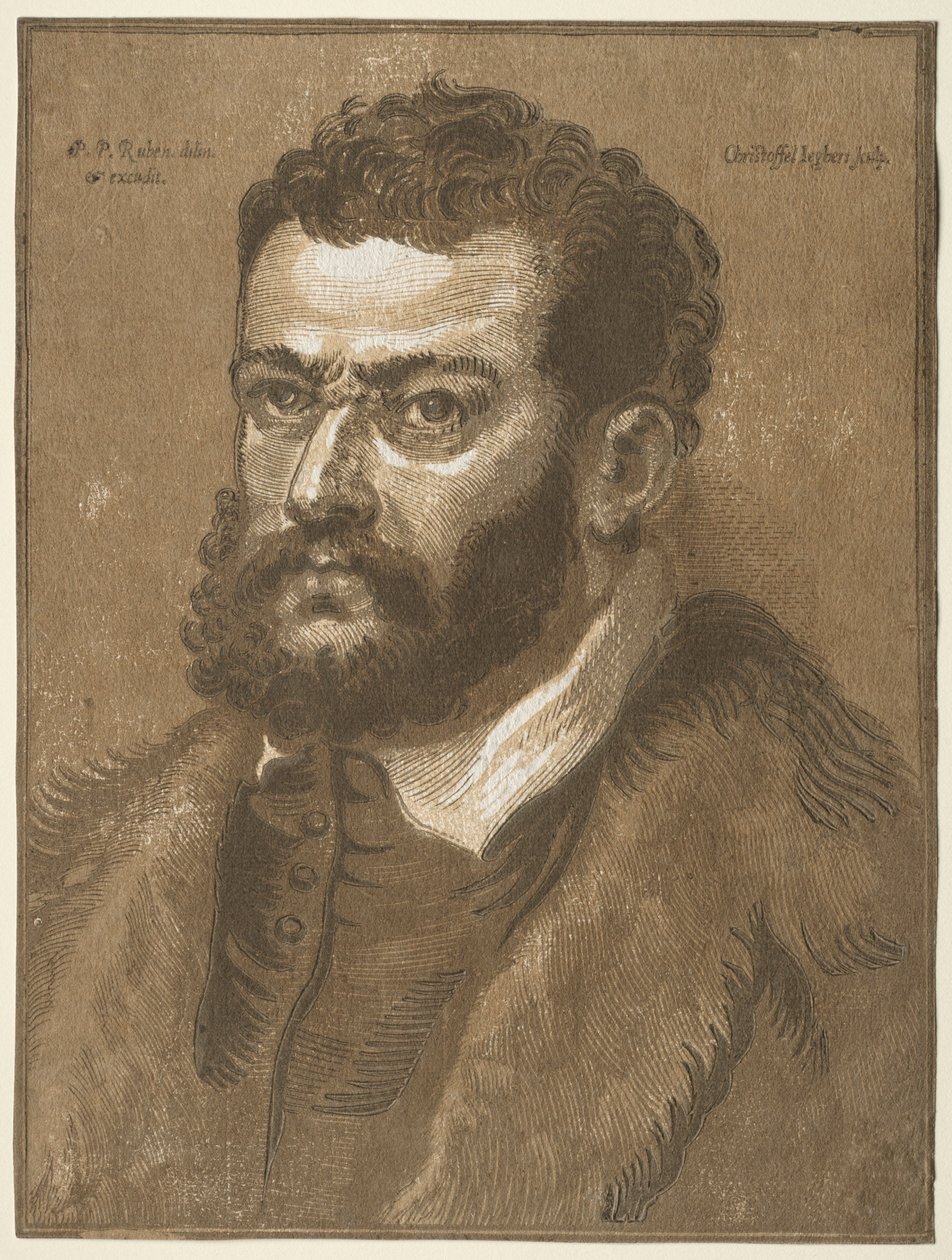 Byste av en skjeggete mann Doge Giovanni Cornaro, 1632-1636. av Christoffel Jegher