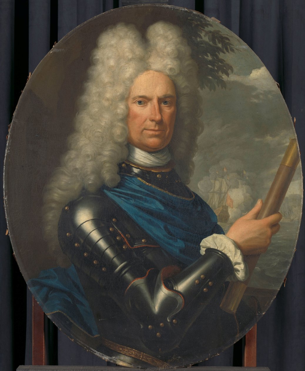 Portrett av kontreadmiral Arent van Buren av Christoffel Lubienitzki
