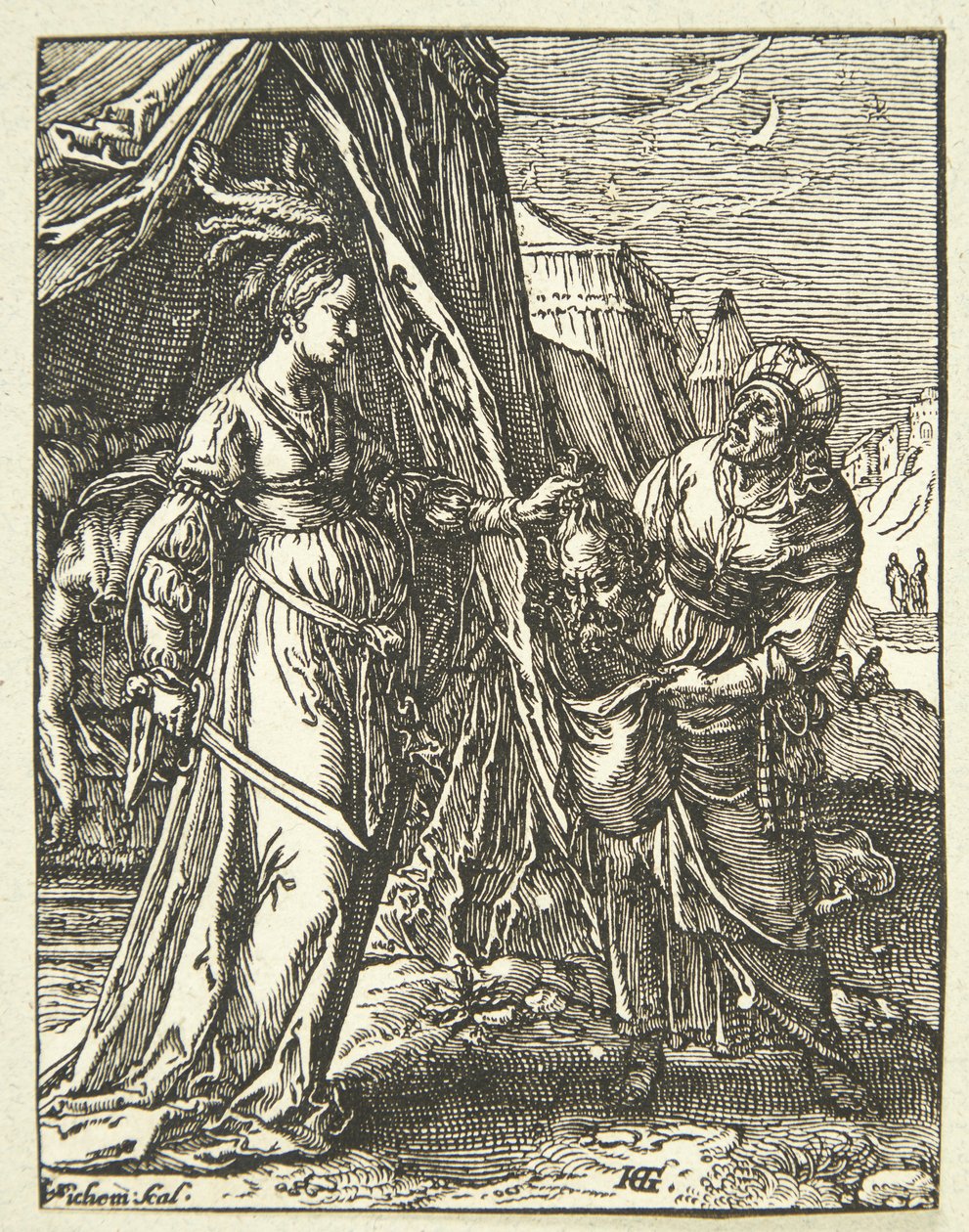 Judith med hodet til Holofernes av Christoffel van