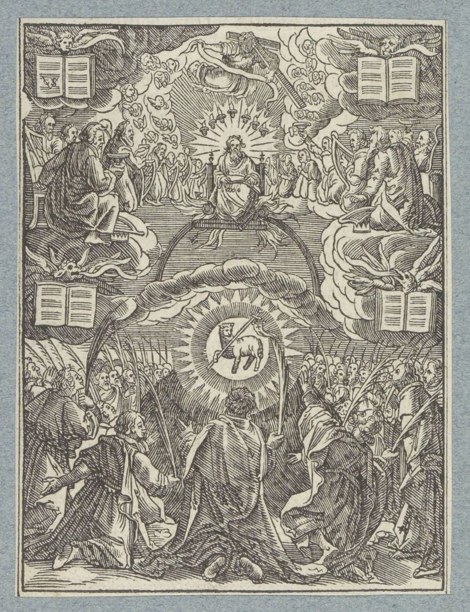 Tilbedelse av Guds Lam av Christoffel van Sichem (II)
