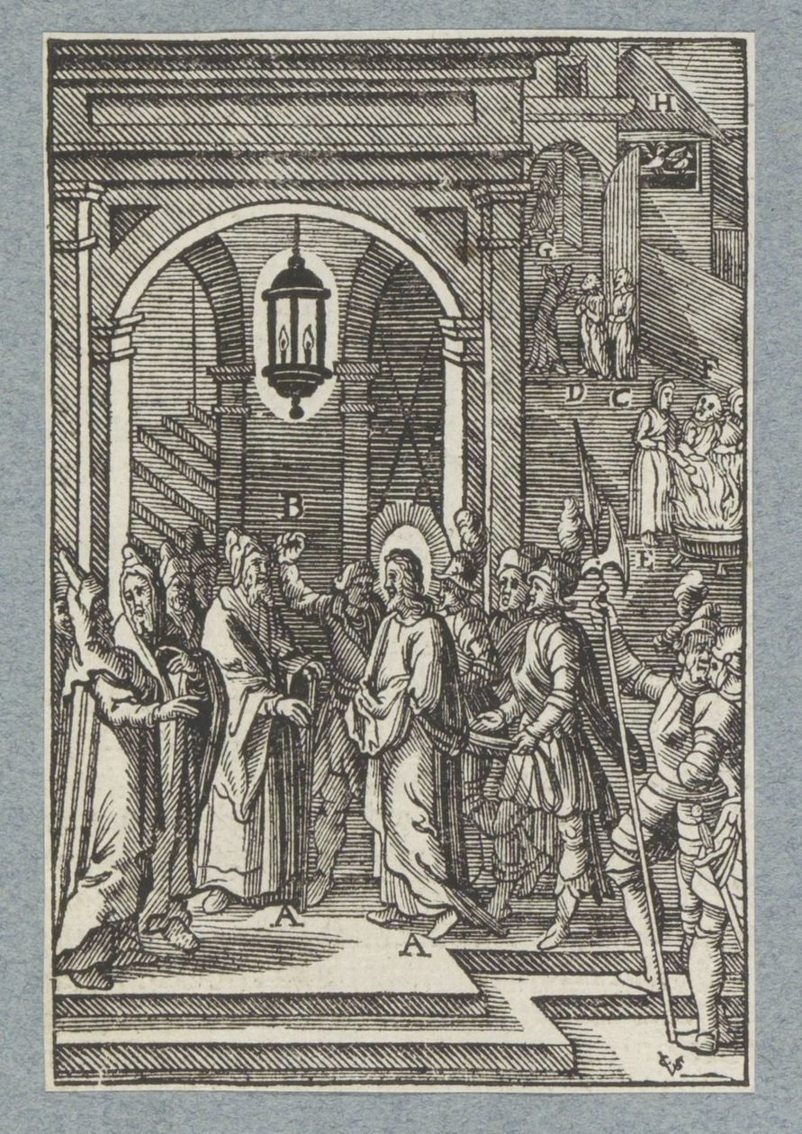 Kristus før Annas av Christoffel van Sichem (II)