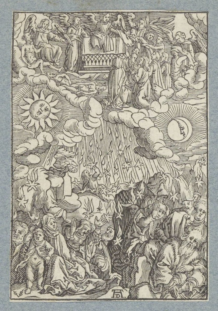 Åpning av femte og sjette segl av Christoffel van Sichem (II)