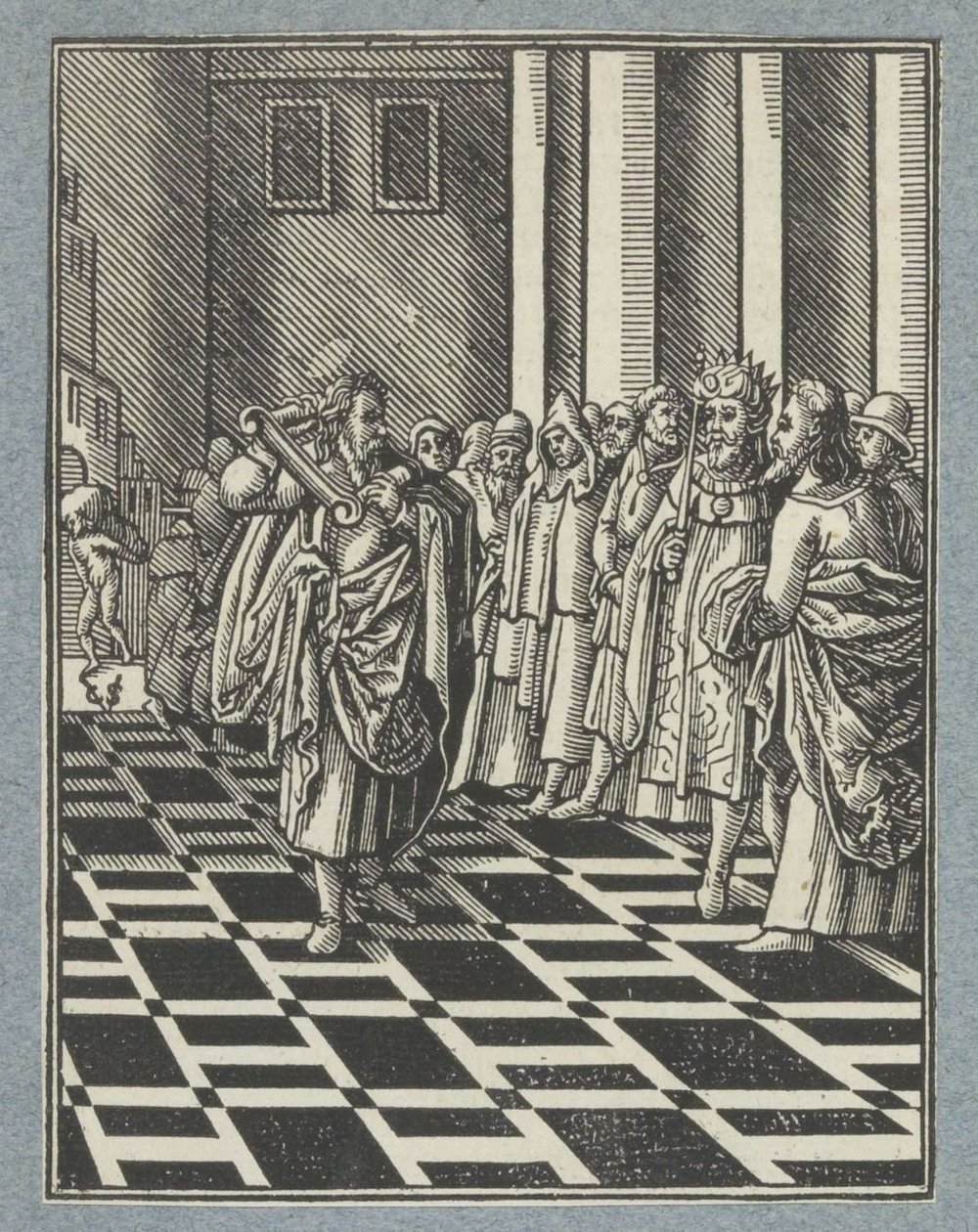 Jeremia og Babylonias åk av Christoffel van Sichem (II)