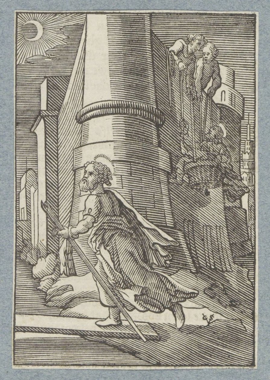 Pauls flytur fra Damaskus av Christoffel van Sichem (II)