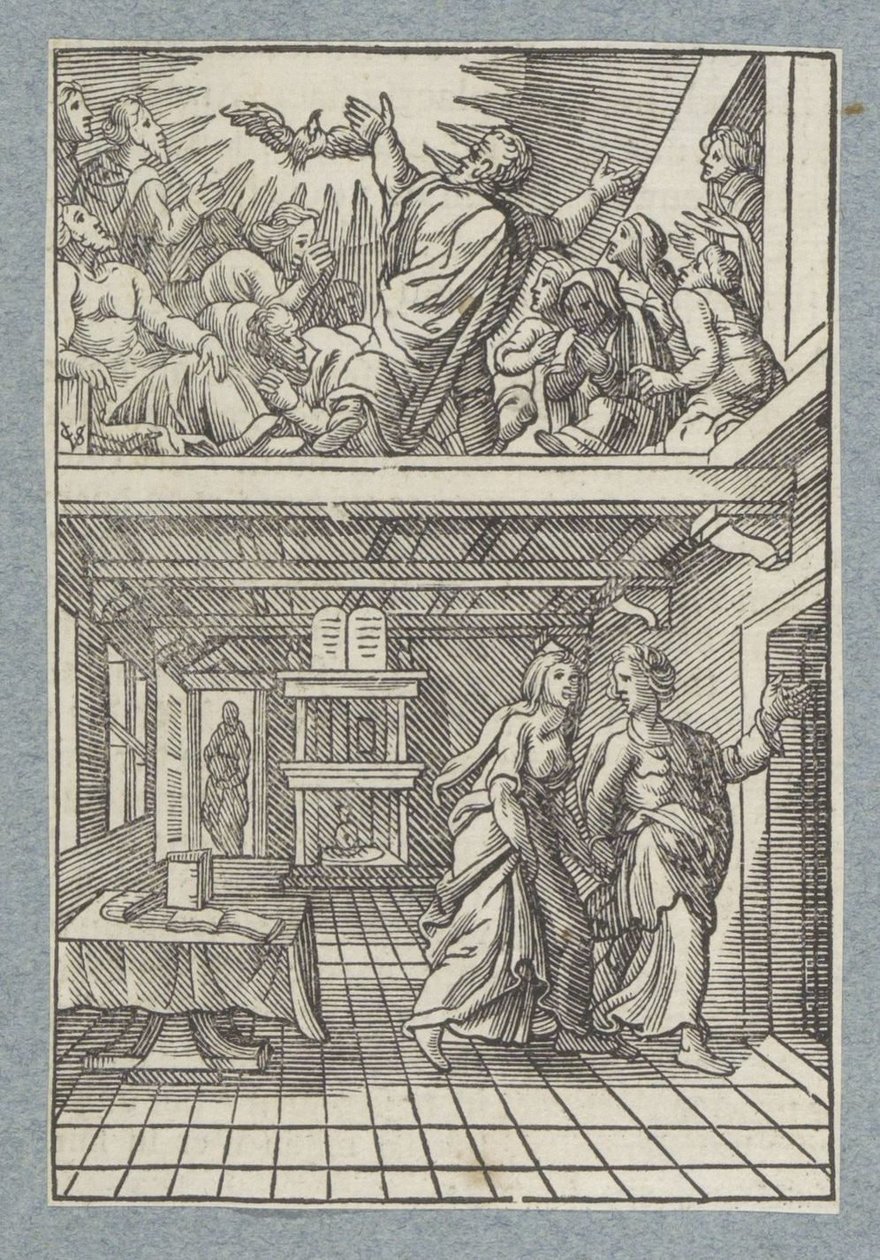Den Hellige Ånds utgytelse av Christoffel van Sichem (II)