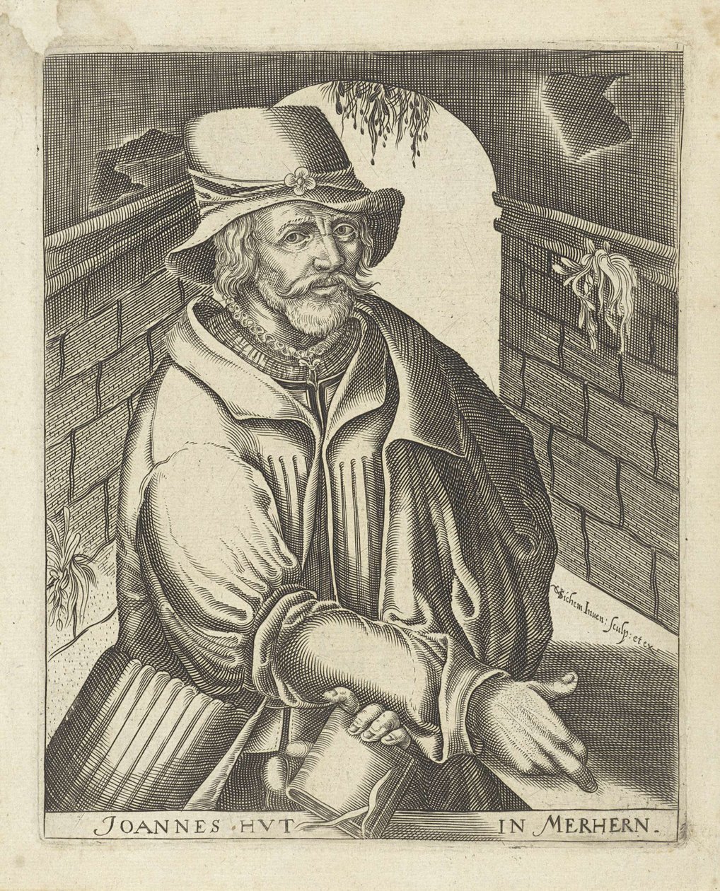 John Hus i Merhern, ca. 1650 av Christoffel van Sichem