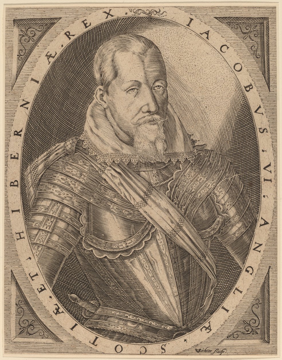 James I, konge av Storbritannia av Christoffel van Sichem I