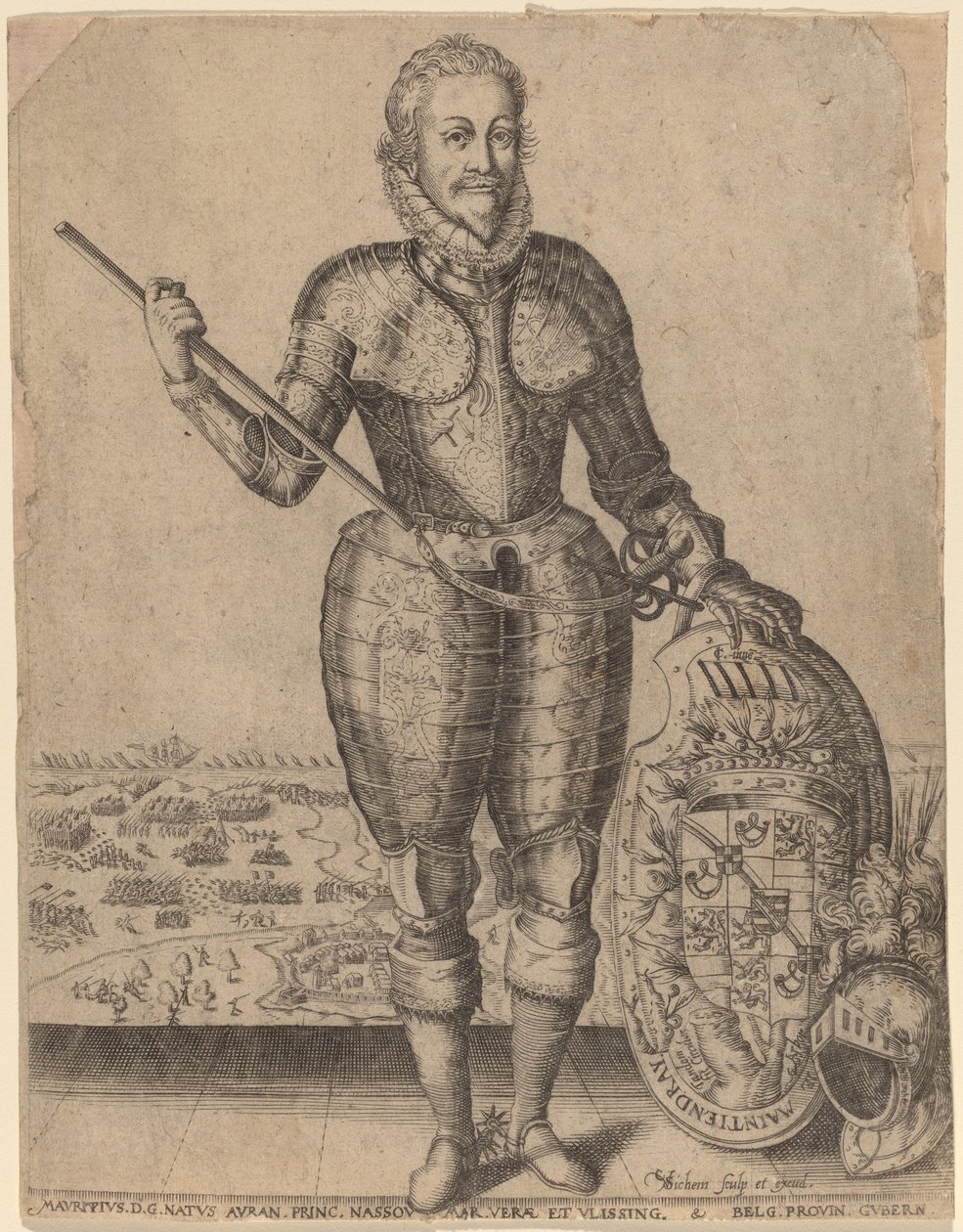 Maurice av Nassau, prins av Orange av Christoffel van Sichem I