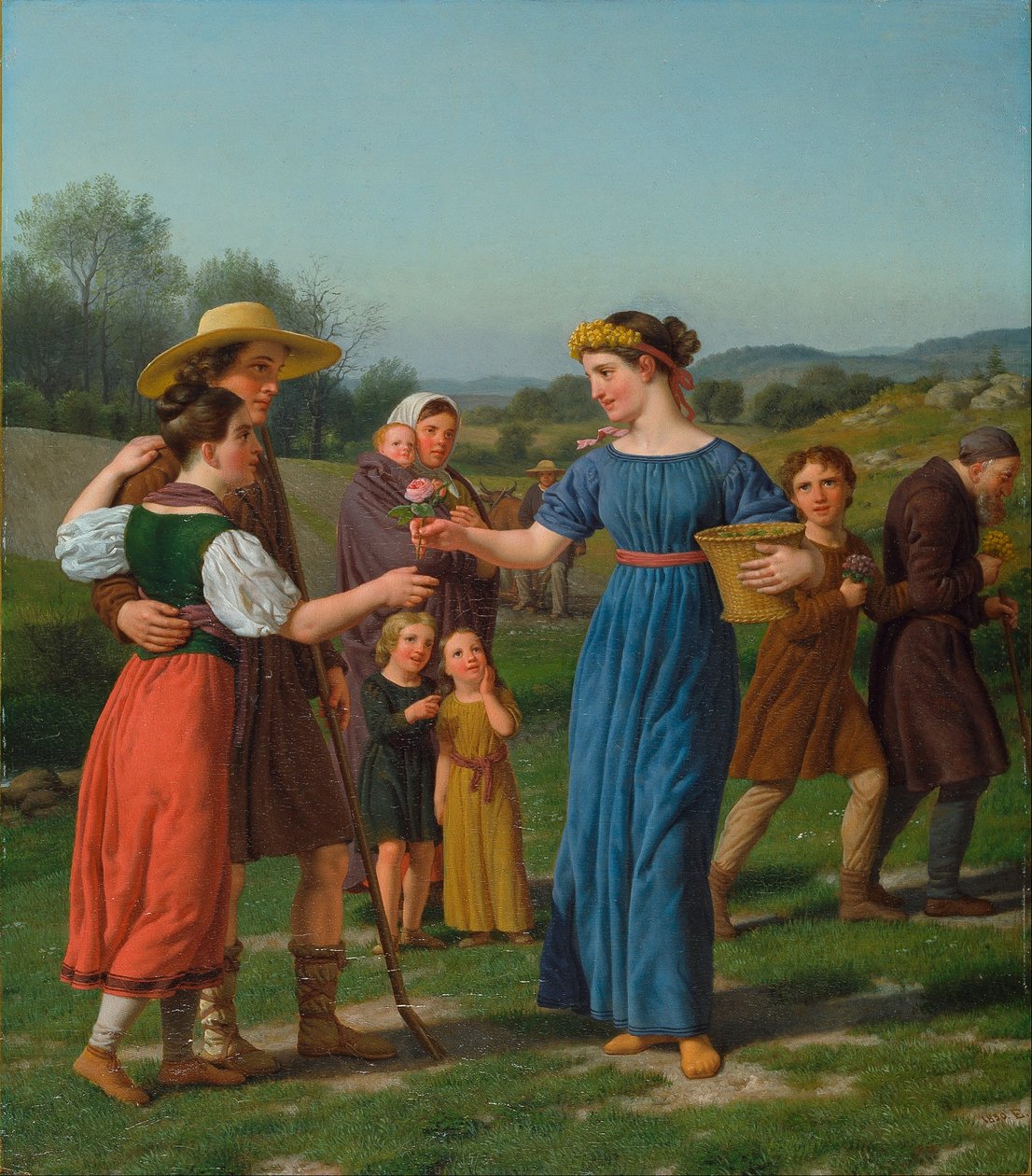 Jomfruen fra Afar Fra diktet av Schiller av Christoffer Wilhelm Eckersberg