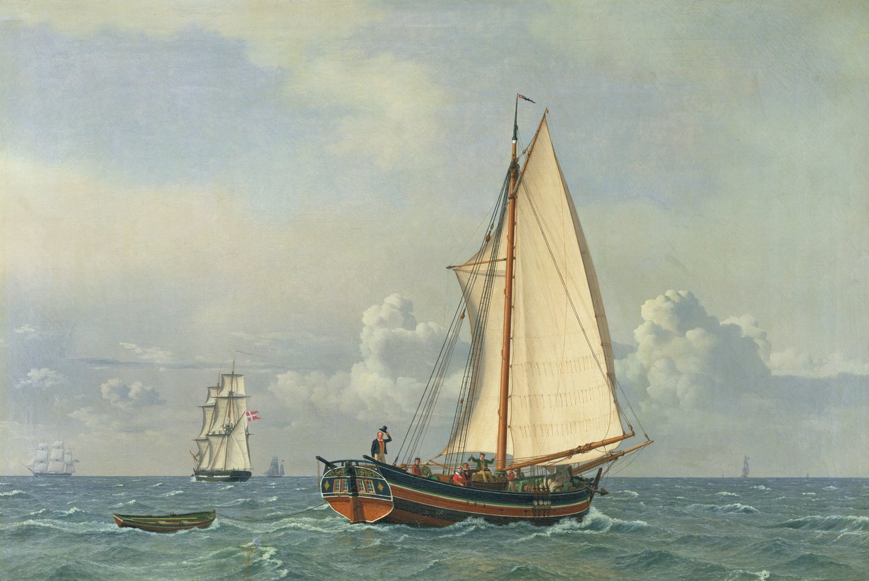 Havet, 1831 av Christoffer Wilhelm Eckersberg